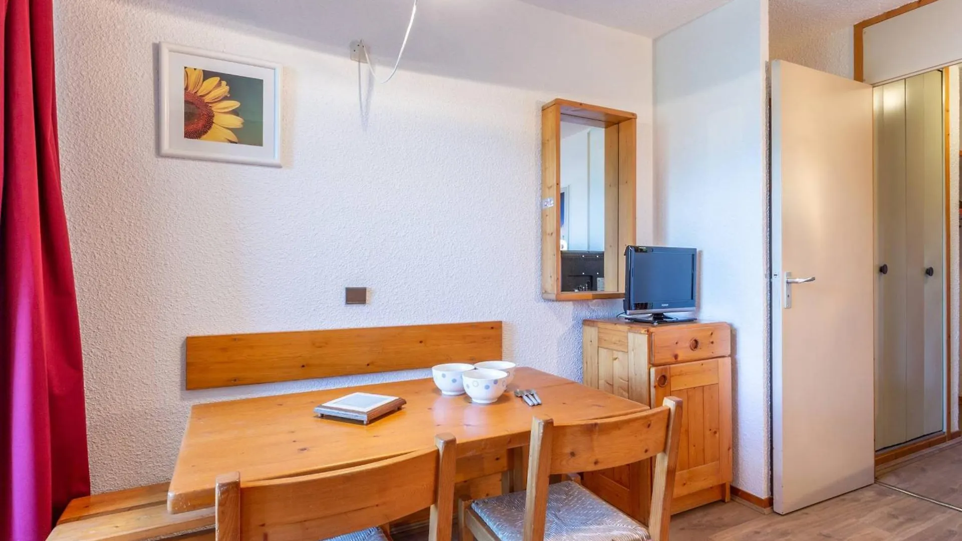 公寓 Studio Confortable Pour 3 Avec Balcon Et Animaux Acceptes A La Plagne - Fr-1-353-9